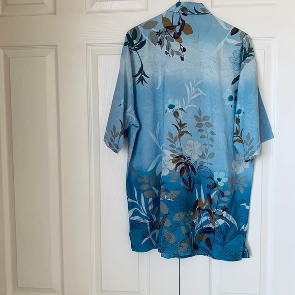 TOMMY BAHAMA Tropical Silk Short Sleeve  Camp Shirt XL - Picture 5 of 6